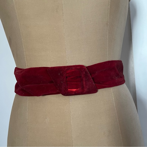 Accessories Vintage Velvet Ribbon Belt Poshmark